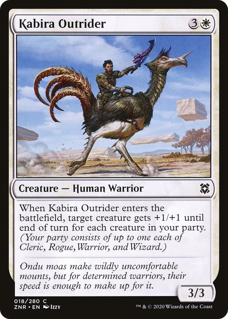 Kabira Outrider (18) [ZNR] - MTG Single