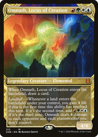 Omnath Locus of Creation (Showcase) (312) [ZNR] - MTG Single