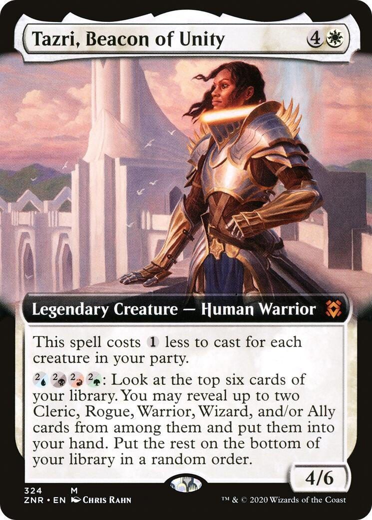 Tazri Beacon of Unity (Extended Art) (324) [ZNR] - MTG Single