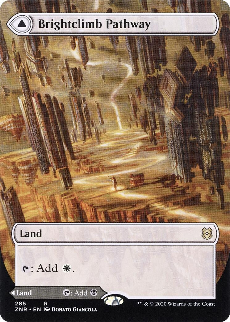 Brightclimb Pathway (Borderless) (285) [ZNR] - MTG Single