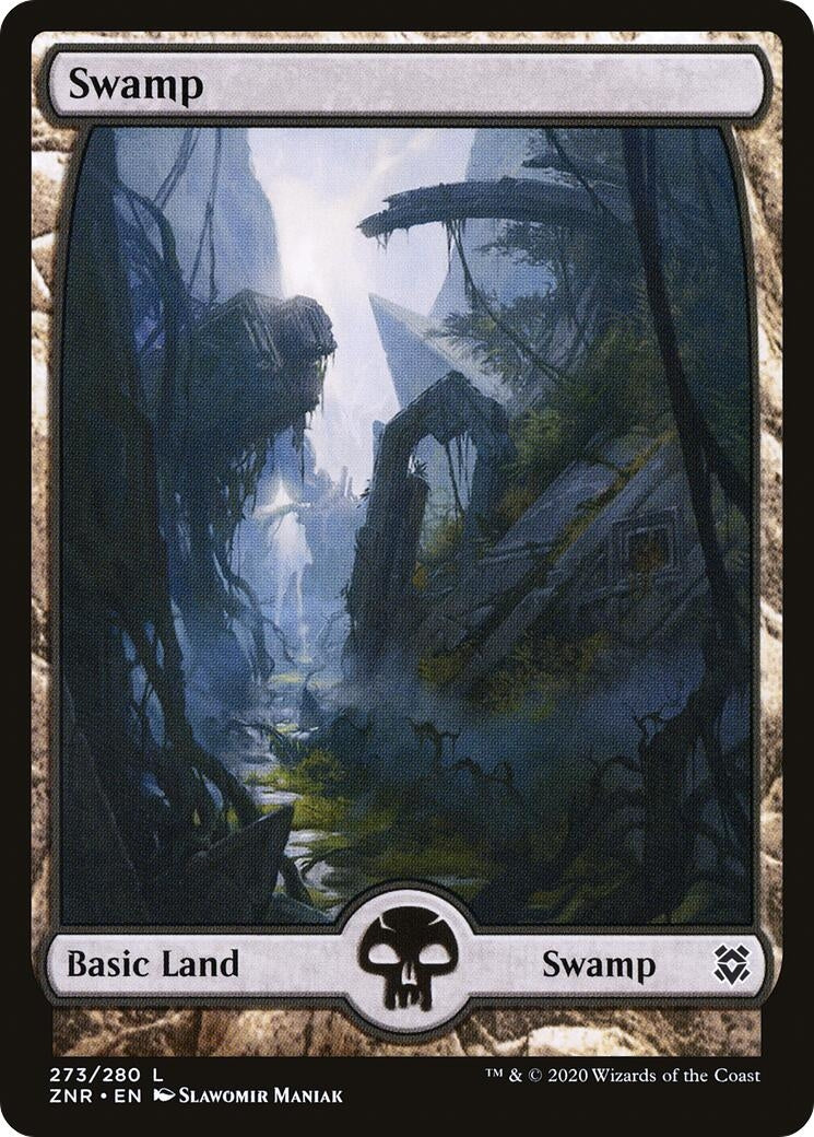 Swamp (273) - Full Art (273) [ZNR] - MTG Single