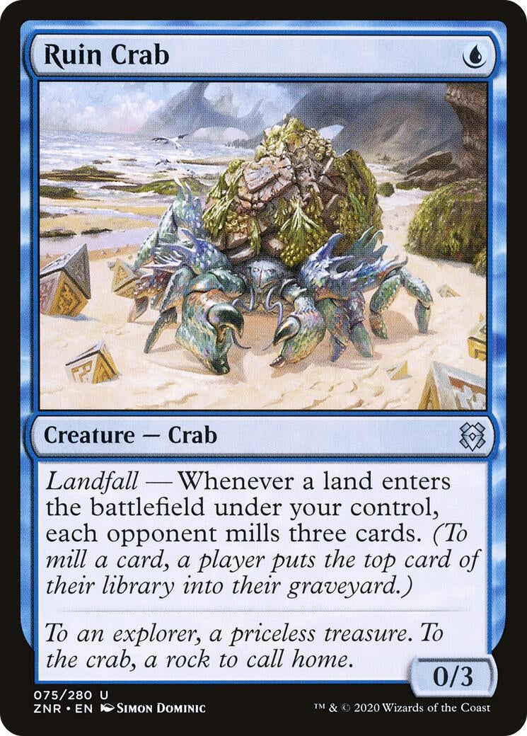 Ruin Crab (75) [ZNR] - MTG Single