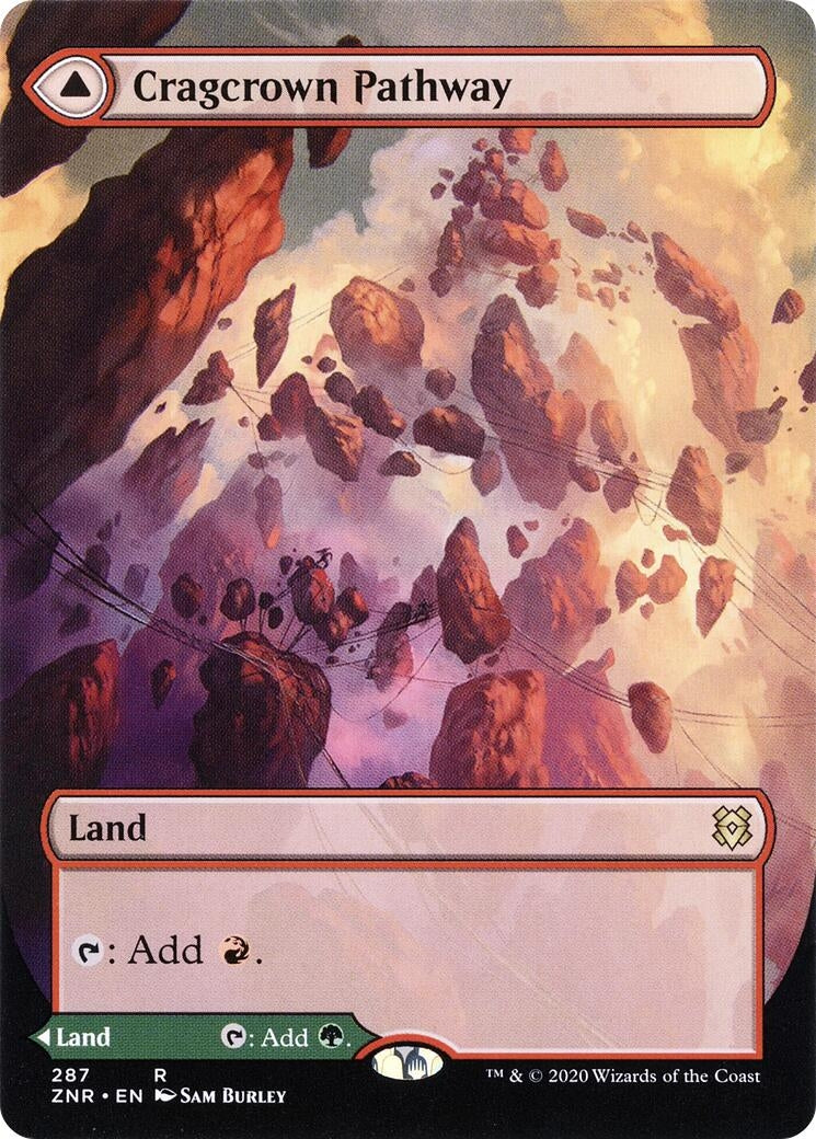 Cragcrown Pathway (Borderless) (287) [ZNR] - MTG Single