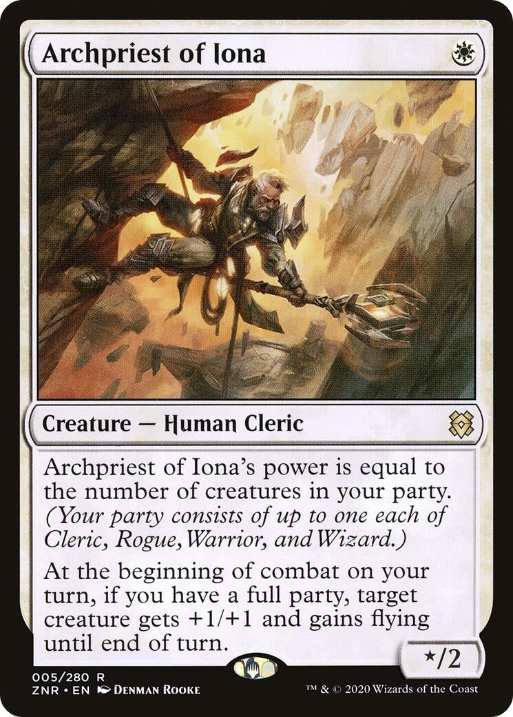 Archpriest of Iona (5) [ZNR] - MTG Single