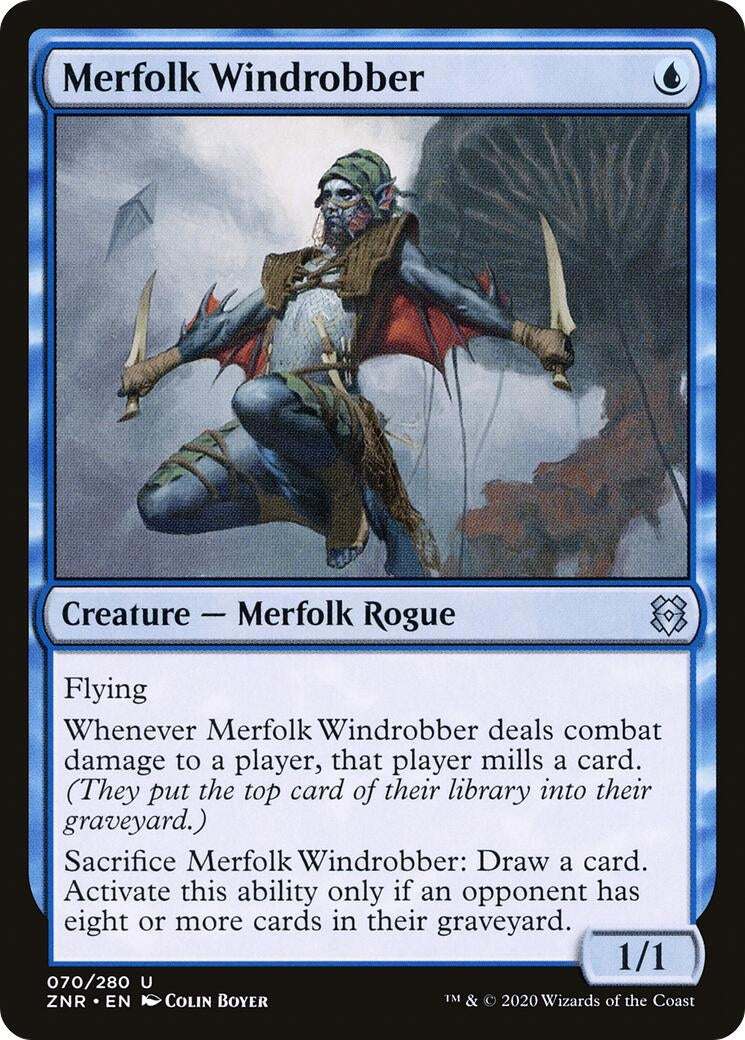 Merfolk Windrobber (70) [ZNR] - MTG Single
