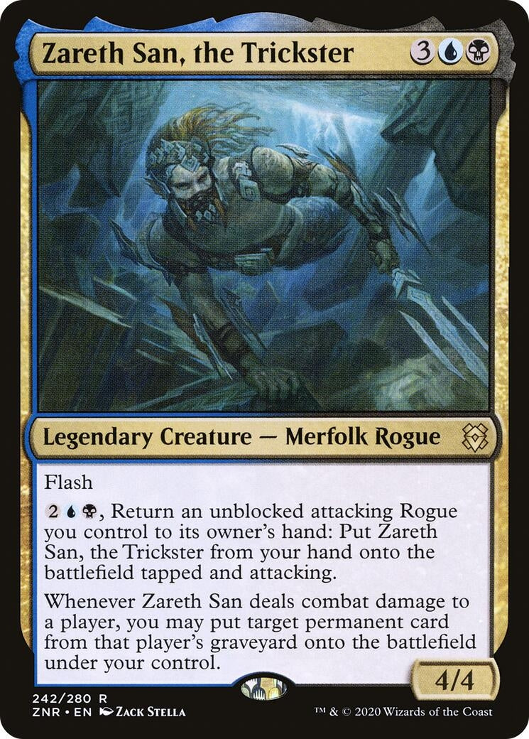 Zareth San the Trickster (242) [ZNR] - MTG Single