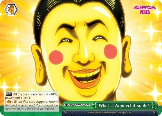What a Wonderful Smile! (2046) [MOB/SX02] - Weiss Schwarz Single
