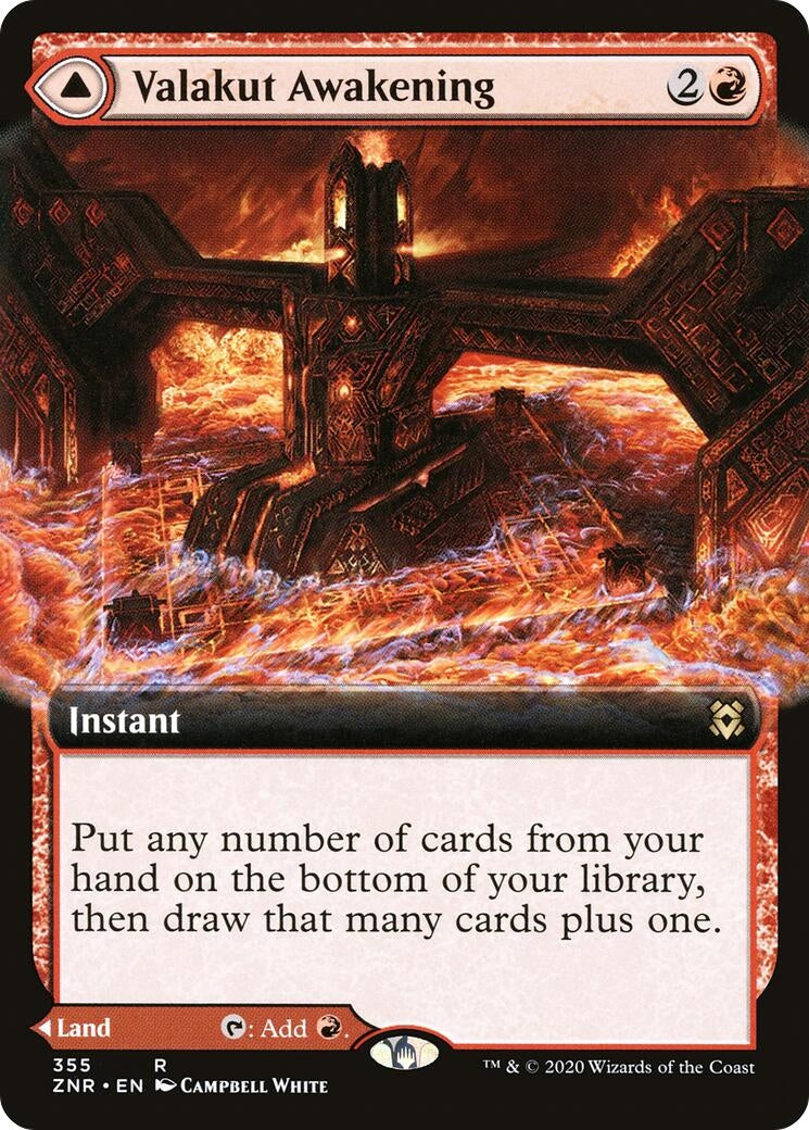 Valakut Awakening (Extended Art) (355) [ZNR] - MTG Single