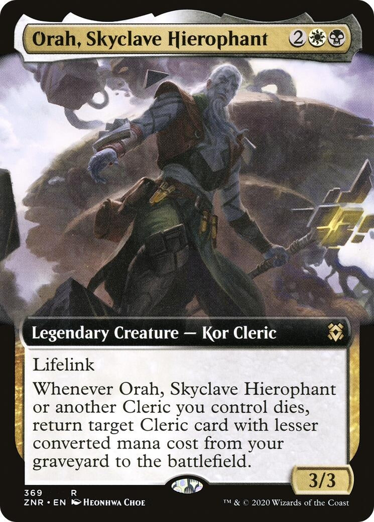 Orah Skyclave Hierophant (Extended Art) (369) [ZNR] - MTG Single