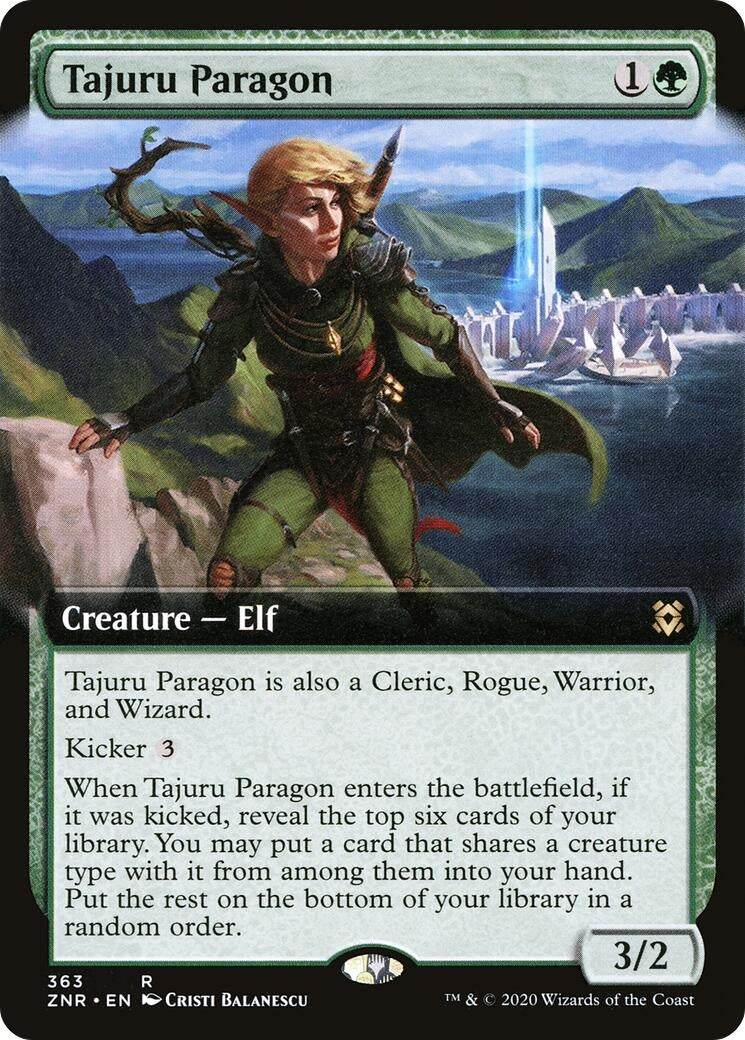 Tajuru Paragon (Extended Art) (363) [ZNR] - MTG Single
