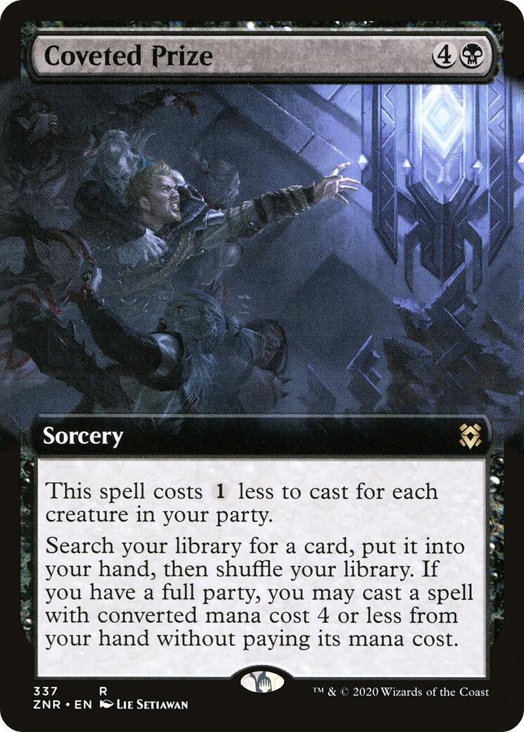 Coveted Prize (Extended Art) (337) [ZNR] - MTG Single