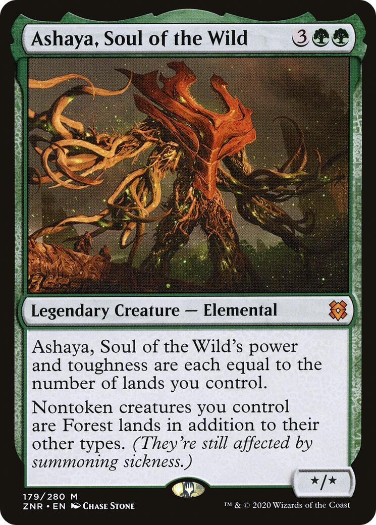 Ashaya Soul of the Wild (179) [ZNR] - MTG Single