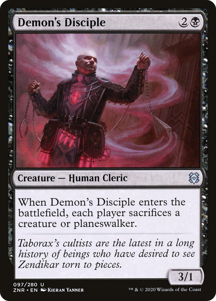 Demon’s Disciple (97) [ZNR] - MTG Single