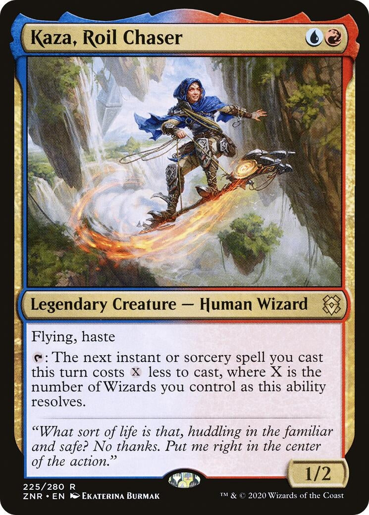 Kaza Roil Chaser (225) [ZNR] - MTG Single