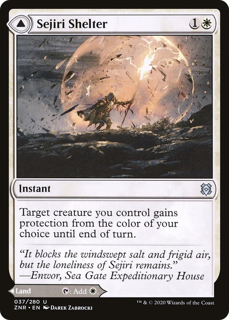Sejiri Shelter (37) [ZNR] - MTG Single
