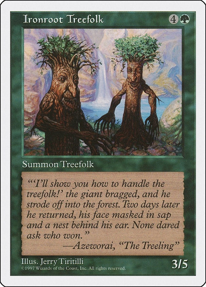 Ironroot Treefolk [5ED] - MTG Single