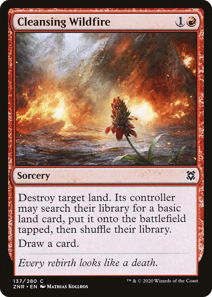 Cleansing Wildfire (137) [ZNR] - MTG Single