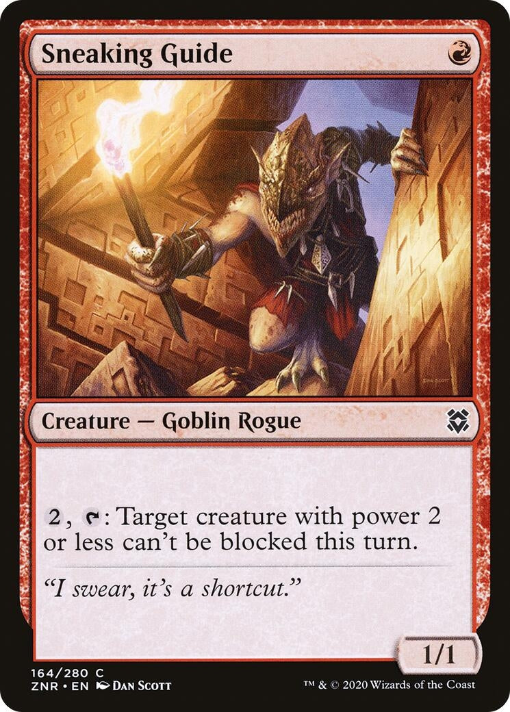 Sneaking Guide (164) [ZNR] - MTG Single