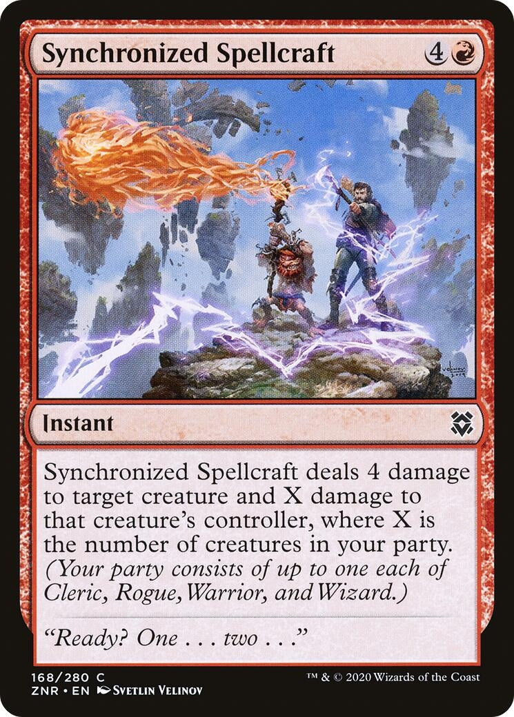 Synchronized Spellcraft (168) [ZNR] - MTG Single