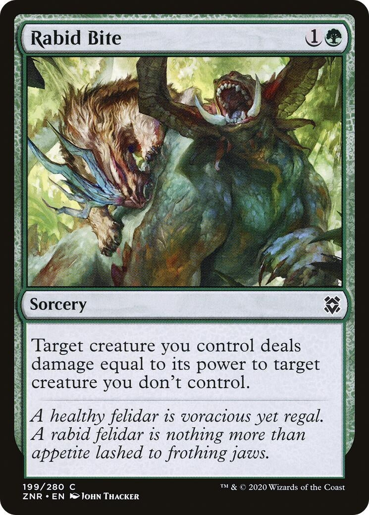 Rabid Bite (199) [ZNR] - MTG Single