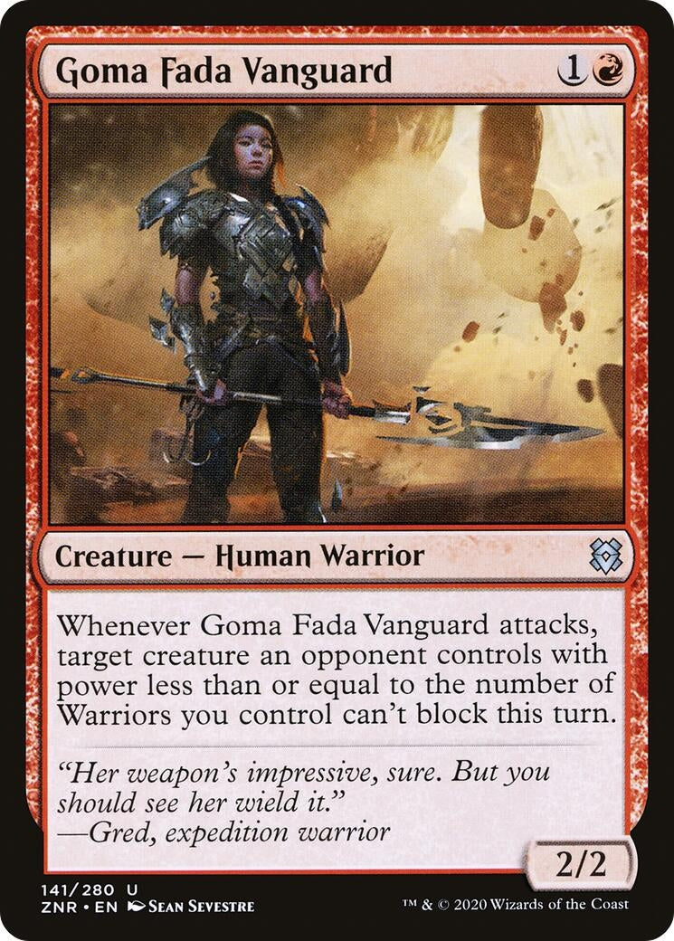 Goma Fada Vanguard (141) [ZNR] - MTG Single