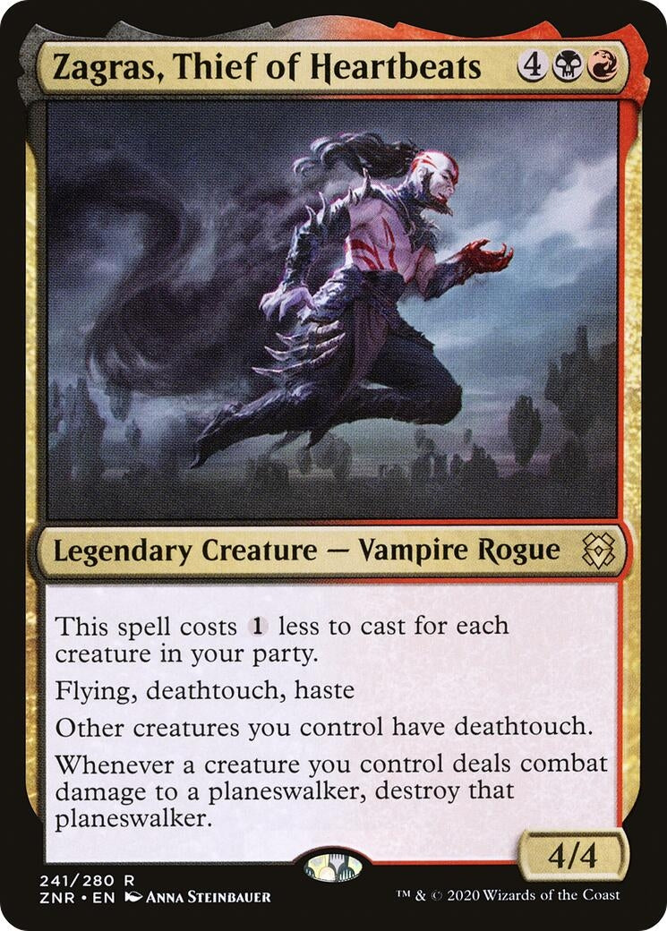 Zagras Thief of Heartbeats (241) [ZNR] - MTG Single