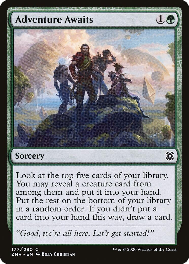 Adventure Awaits (177) [ZNR] - MTG Single