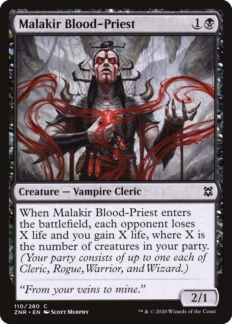 Malakir Blood-Priest (110) [ZNR] - MTG Single