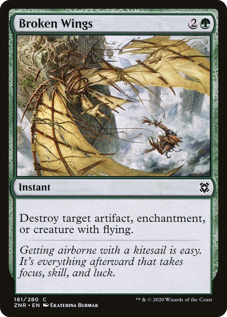 Broken Wings (181) [ZNR] - MTG Single