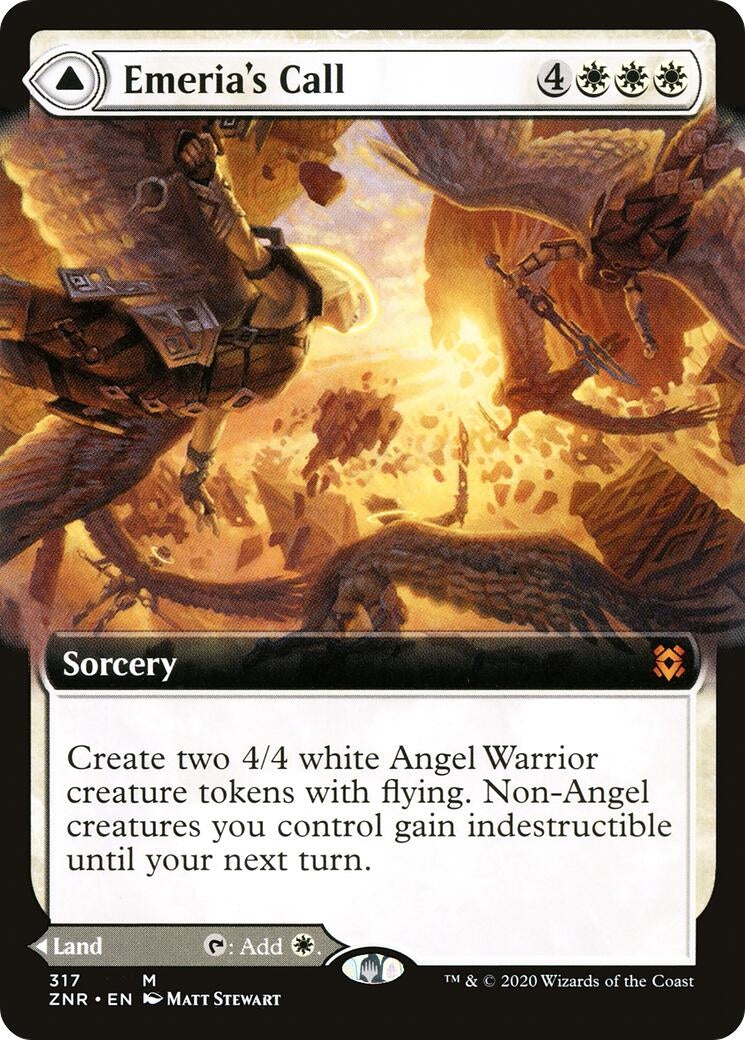 Emeria’s Call (Extended Art) (317) [ZNR] - MTG Single