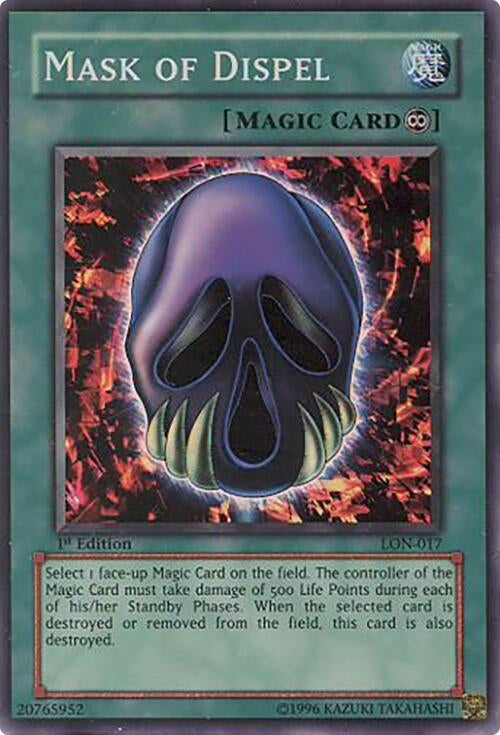 Mask of Dispel (17) - YuGiOh Single