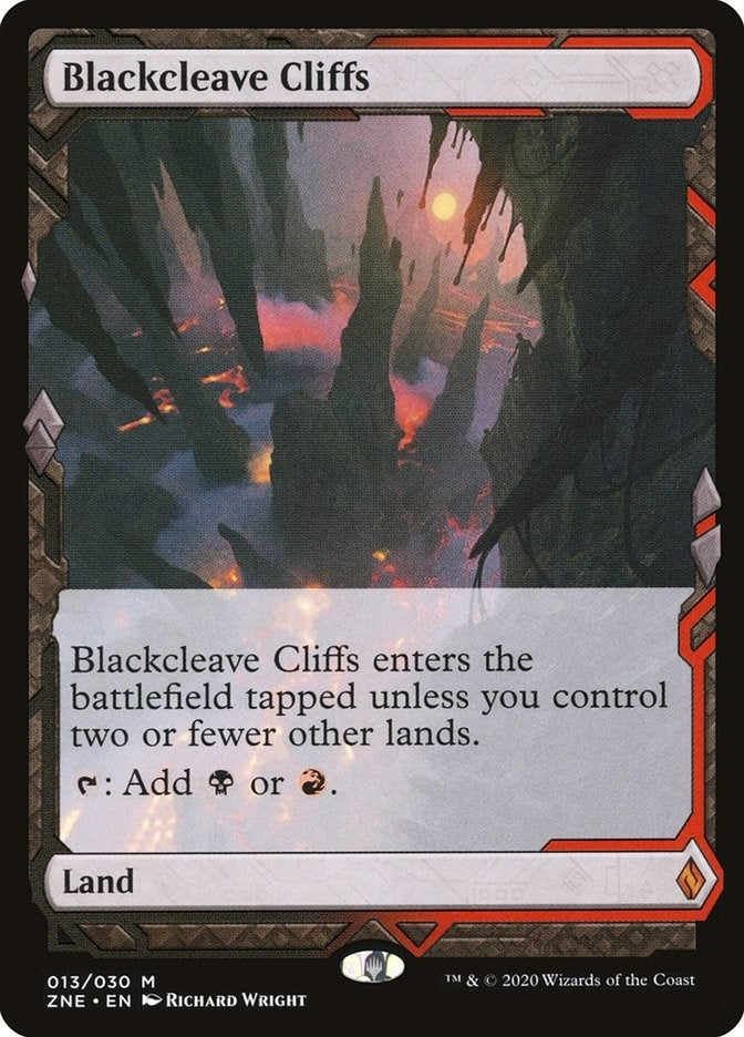 Blackcleave Cliffs (13) [ZNE] - MTG Single
