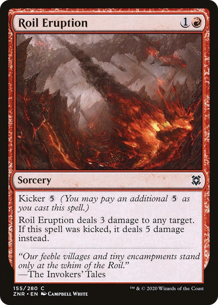 Roil Eruption (155) [ZNR] - MTG Single