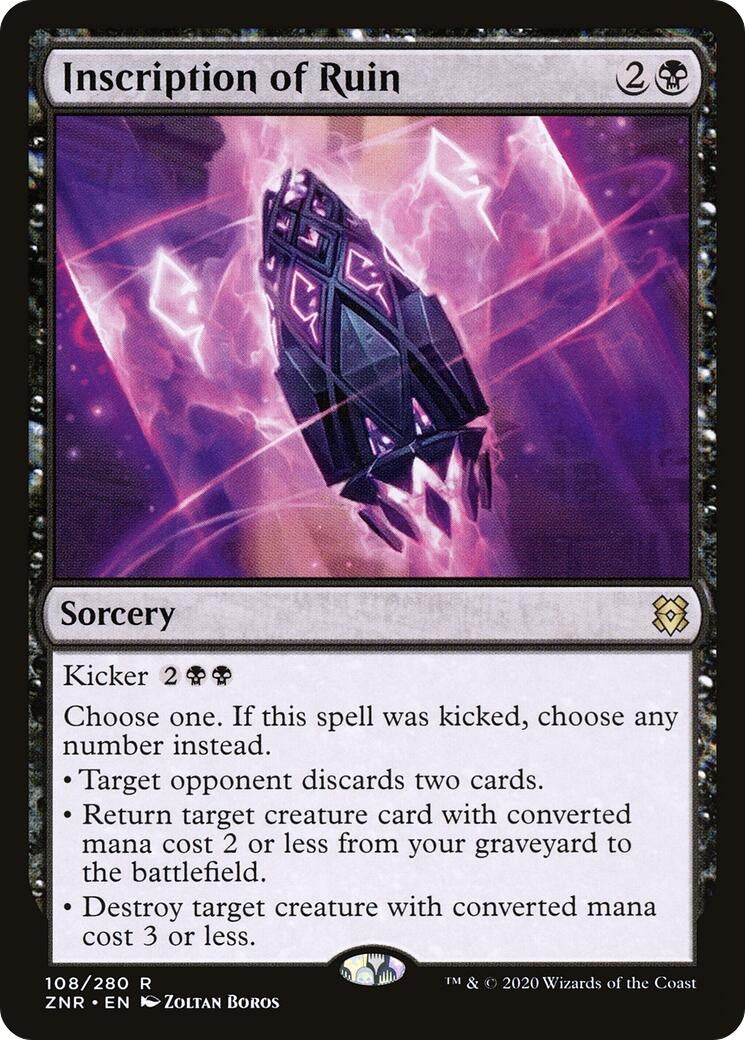 Inscription of Ruin (108) [ZNR] - MTG Single