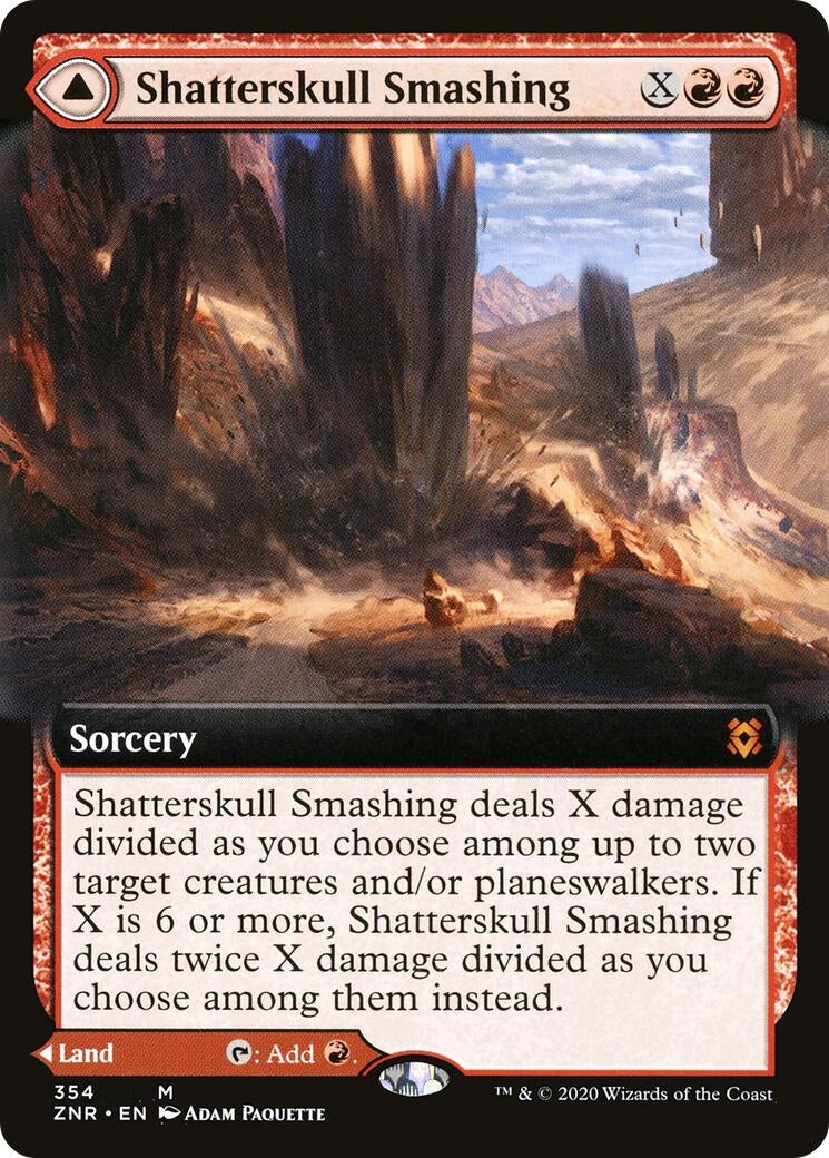Shatterskull Smashing (Extended Art) (354) [ZNR] - MTG Single