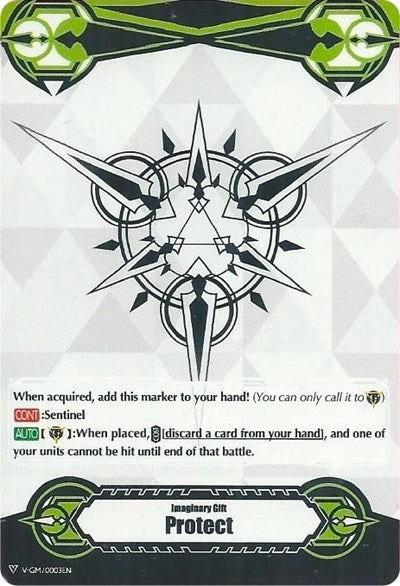 Imaginary Gift [Protect] // [Protect II] Double-sided Gift Marker (0) [V-GM] - Cardfight Vanguard Single