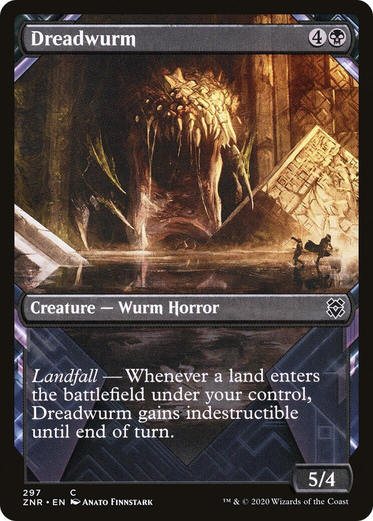 Dreadwurm (Showcase) (297) [ZNR] - MTG Single