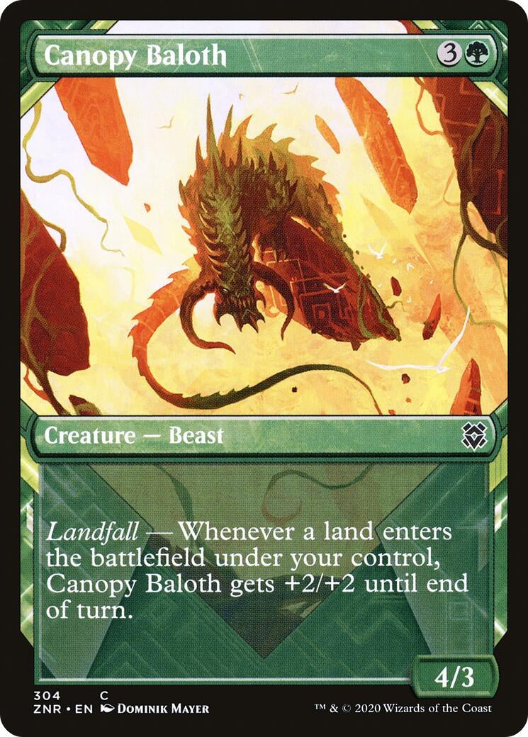 Canopy Baloth (Showcase) (304) [ZNR] - MTG Single