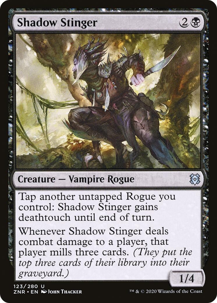 Shadow Stinger (123) [ZNR] - MTG Single