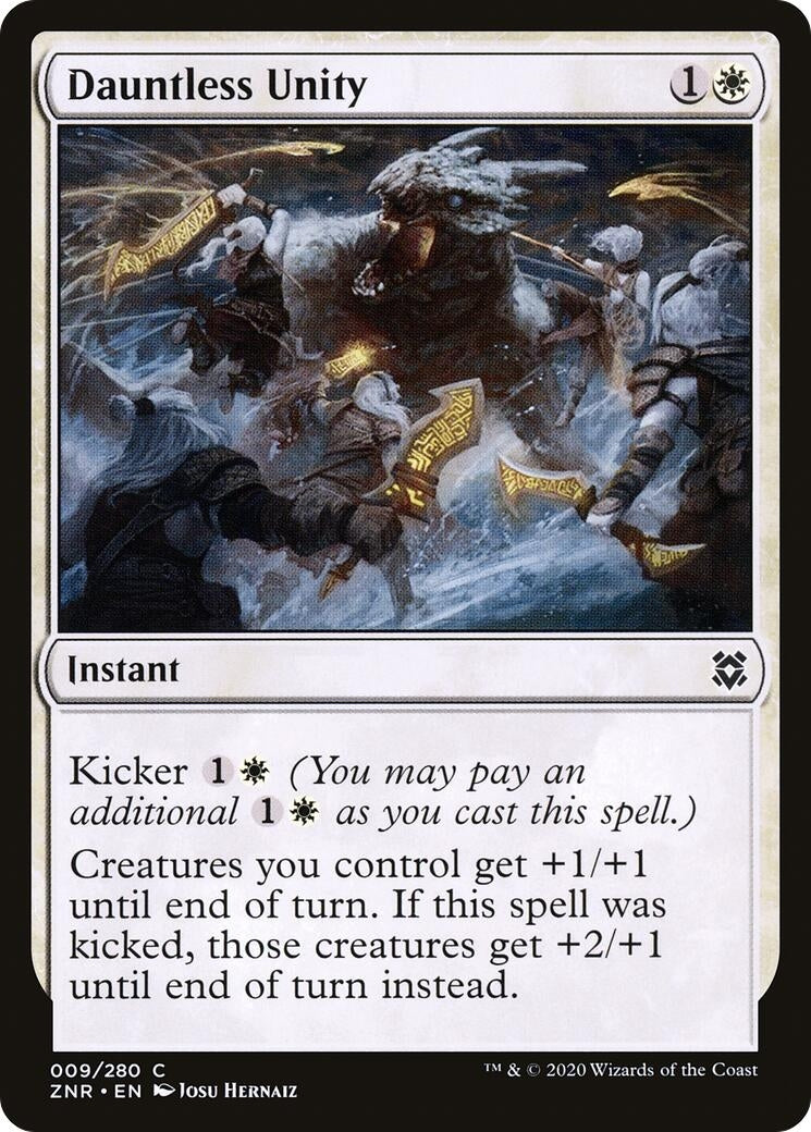 Dauntless Unity (9) [ZNR] - MTG Single