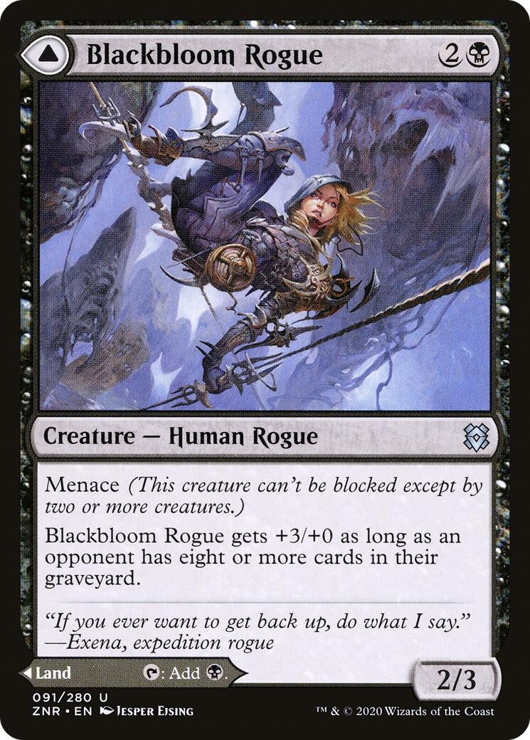 Blackbloom Rogue (91) [ZNR] - MTG Single