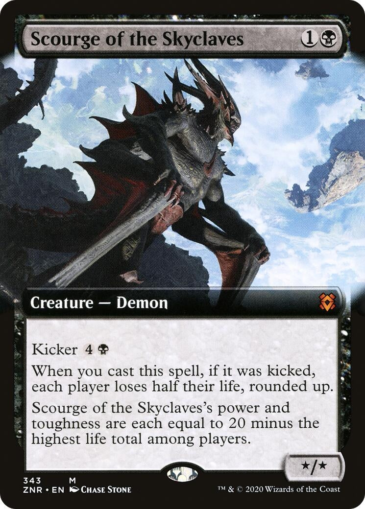 Scourge of the Skyclaves (Extended Art) (343) [ZNR] - MTG Single
