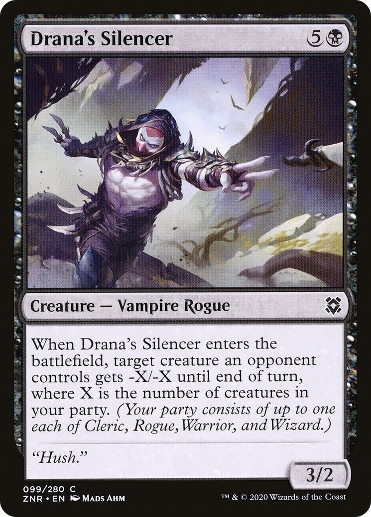 Drana’s Silencer (99) [ZNR] - MTG Single