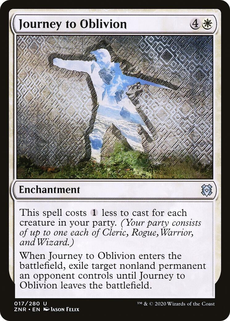 Journey to Oblivion (17) [ZNR] - MTG Single