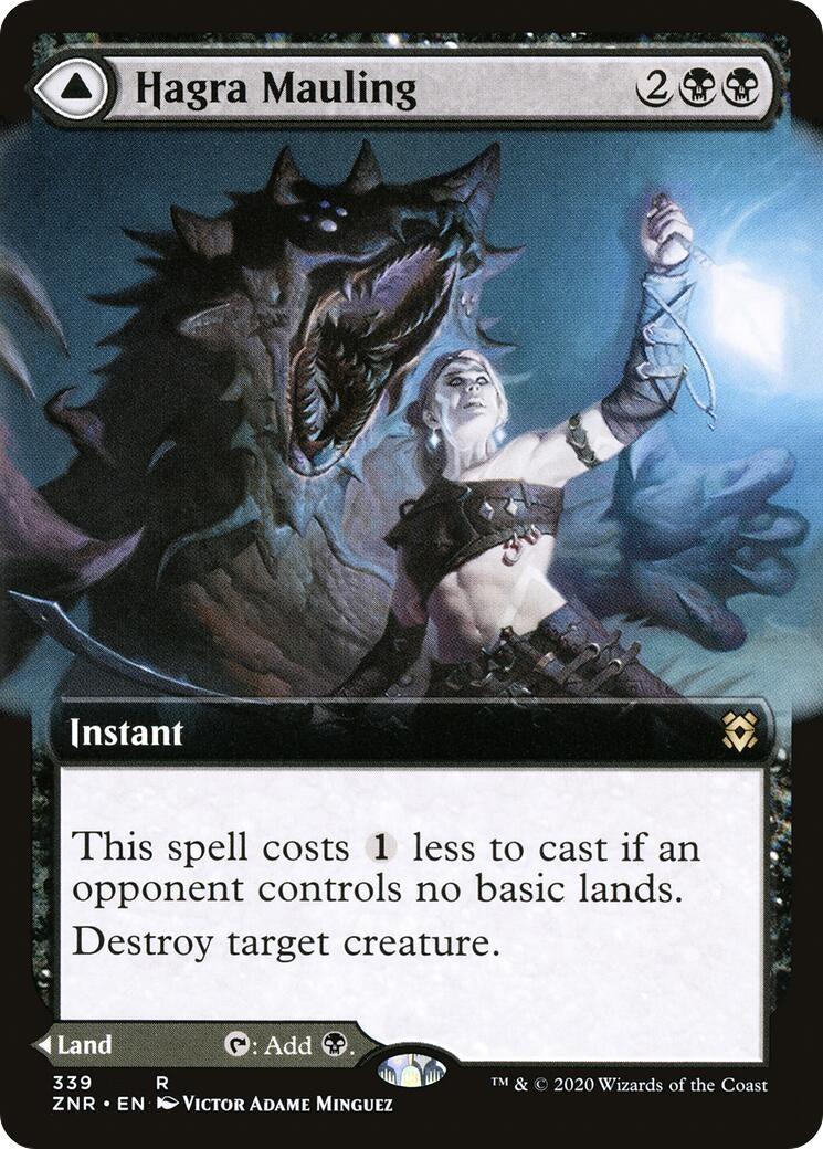 Hagra Mauling (Extended Art) (339) [ZNR] - MTG Single