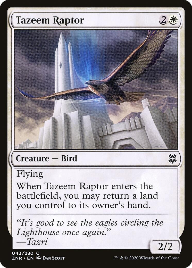 Tazeem Raptor (43) [ZNR] - MTG Single