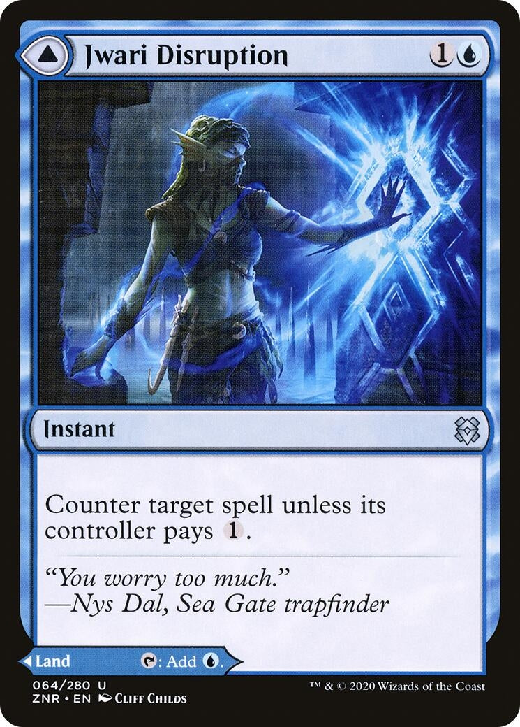 Jwari Disruption (64) [ZNR] - MTG Single