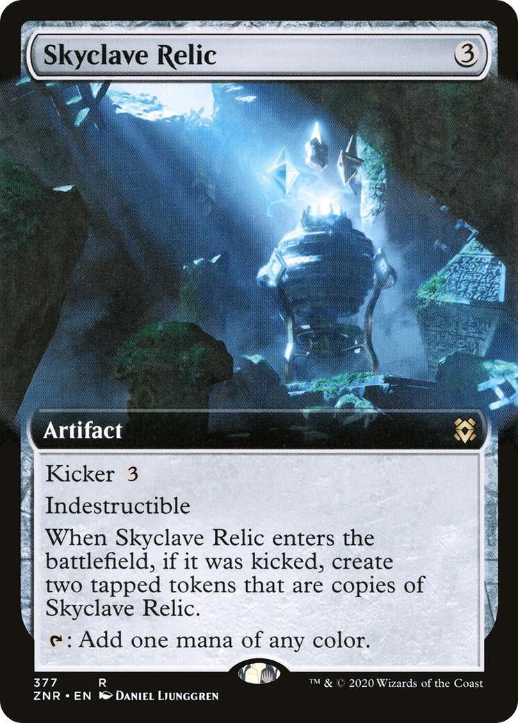 Skyclave Relic (Extended Art) (377) [ZNR] - MTG Single