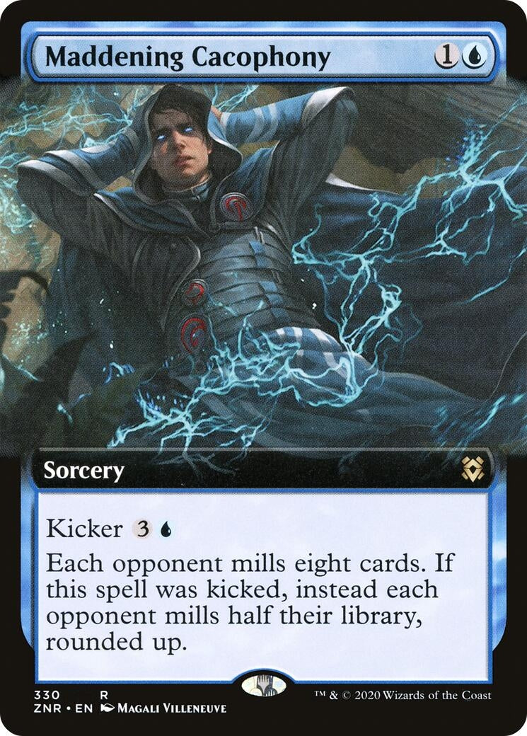 Maddening Cacophony (Extended Art) (330) [ZNR] - MTG Single