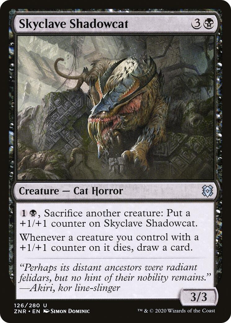 Skyclave Shadowcat (126) [ZNR] - MTG Single